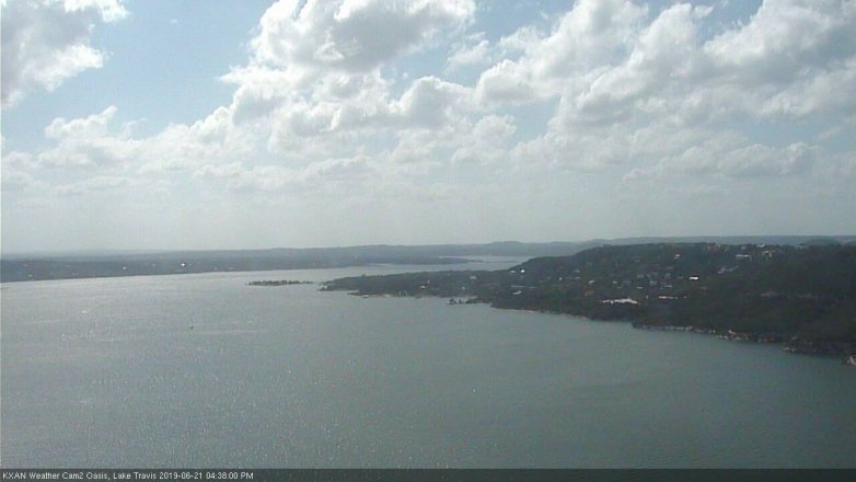 Lake Travis webcam, June 21, 2019 3:40 PM CT