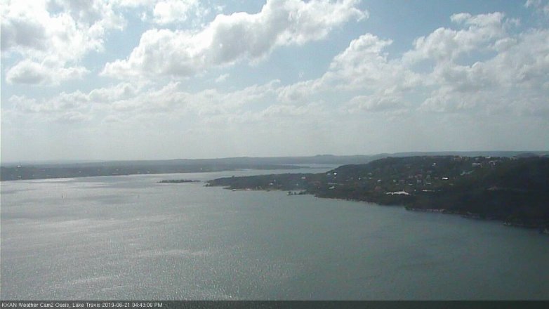 Lake Travis webcam, June 21, 2019 3:45 PM CT