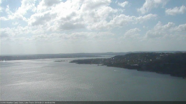 Lake Travis webcam, June 21, 2019 3:50 PM CT