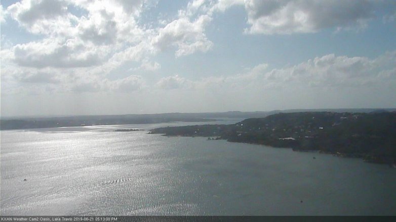 Lake Travis webcam, June 21, 2019 4:15 PM CT