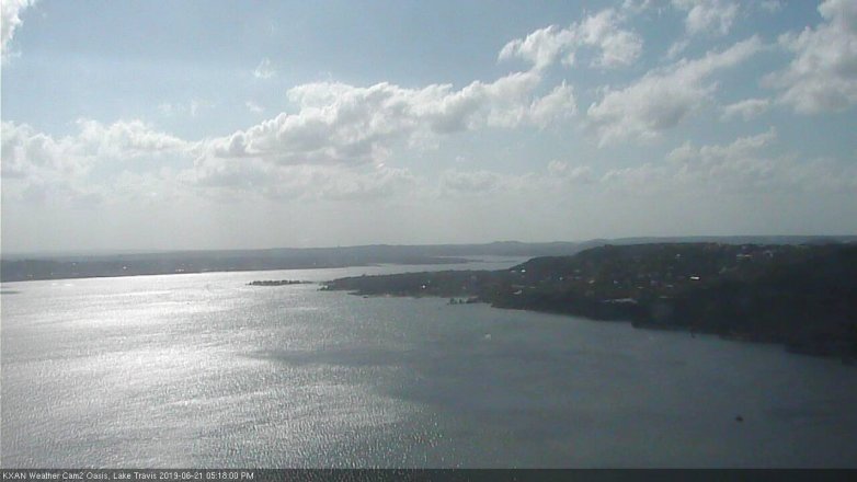 Lake Travis webcam, June 21, 2019 4:20 PM CT