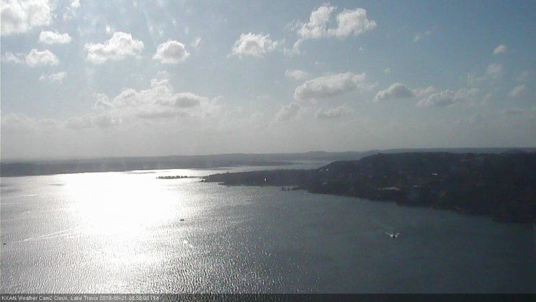Lake Travis webcam, June 21, 2019 5:00 PM CT