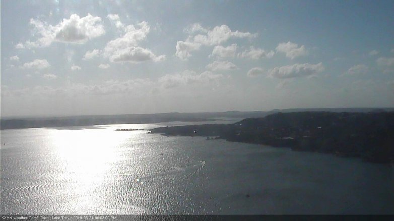 Lake Travis webcam, June 21, 2019 5:05 PM CT