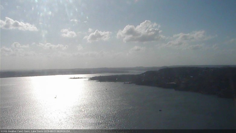 Lake Travis webcam, June 21, 2019 5:10 PM CT