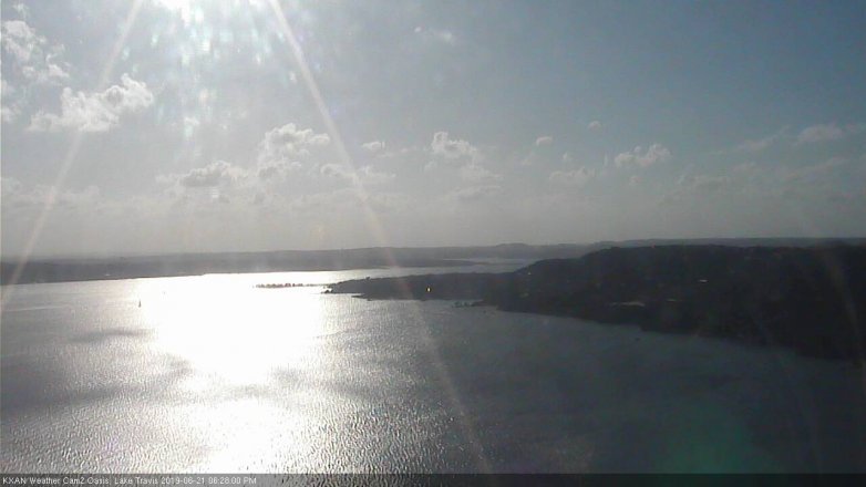 Lake Travis webcam, June 21, 2019 5:30 PM CT