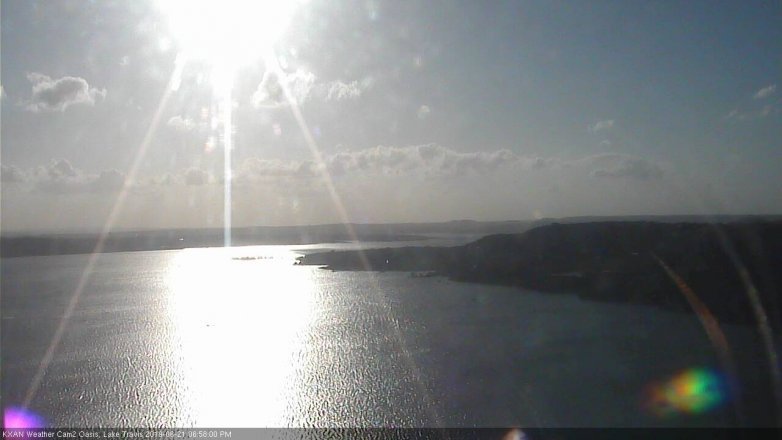 Lake Travis webcam, June 21, 2019 6:00 PM CT