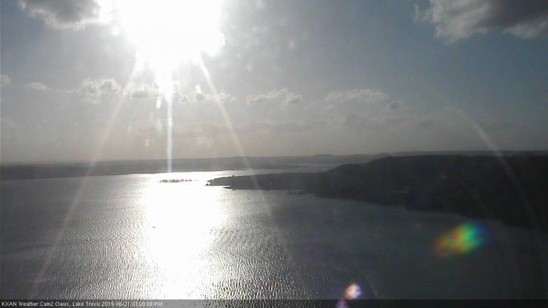 Lake Travis webcam, June 21, 2019 6:10 PM CT