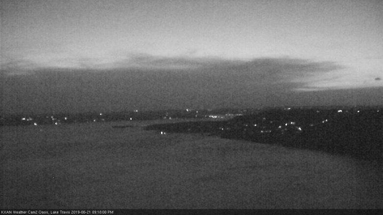 Lake Travis webcam, June 21, 2019 8:20 PM CT