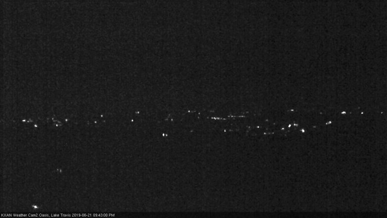 Lake Travis webcam, June 21, 2019 8:45 PM CT