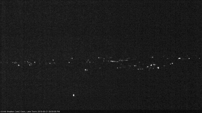 Lake Travis webcam, June 21, 2019 9:00 PM CT