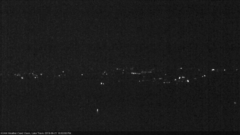 Lake Travis webcam, June 21, 2019 9:05 PM CT