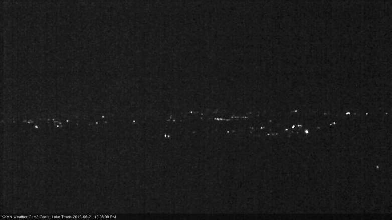 Lake Travis webcam, June 21, 2019 9:10 PM CT