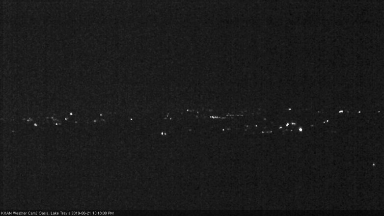 Lake Travis webcam, June 21, 2019 9:20 PM CT