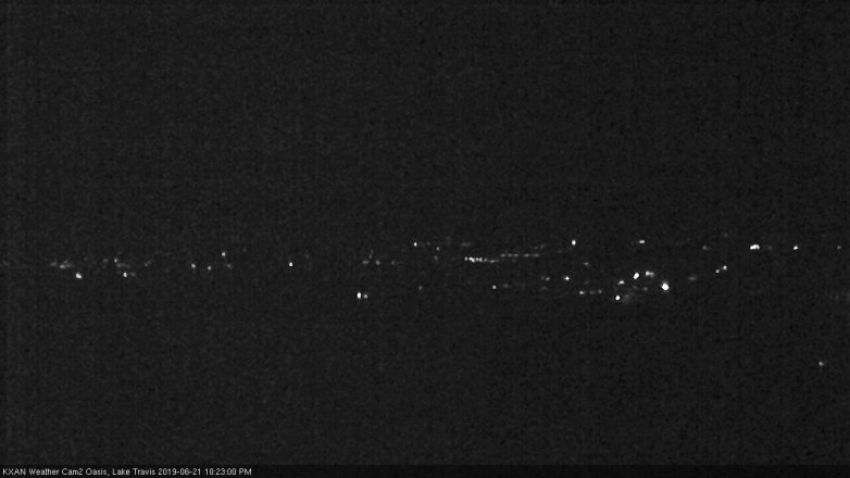 Lake Travis webcam, June 21, 2019 9:25 PM CT