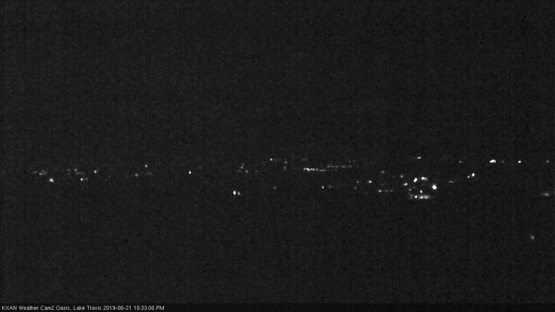 Lake Travis webcam, June 21, 2019 9:35 PM CT