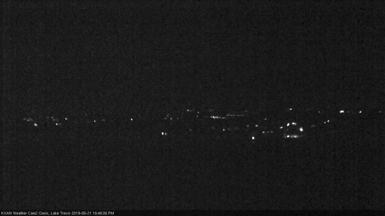 Lake Travis webcam, June 21, 2019 9:50 PM CT