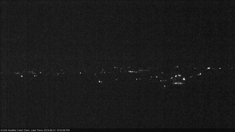 Lake Travis webcam, June 21, 2019 9:55 PM CT