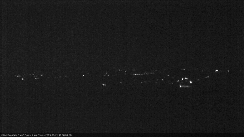 Lake Travis webcam, June 21, 2019 10:10 PM CT