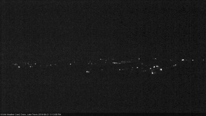 Lake Travis webcam, June 21, 2019 10:15 PM CT