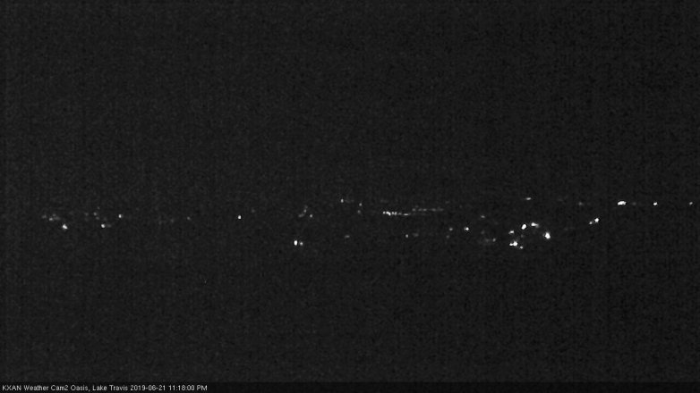 Lake Travis webcam, June 21, 2019 10:20 PM CT