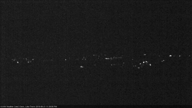 Lake Travis webcam, June 21, 2019 10:40 PM CT
