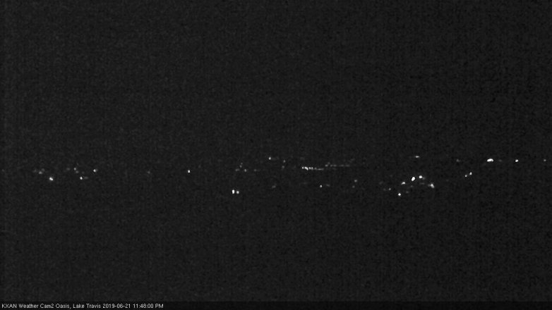 Lake Travis webcam, June 21, 2019 10:50 PM CT