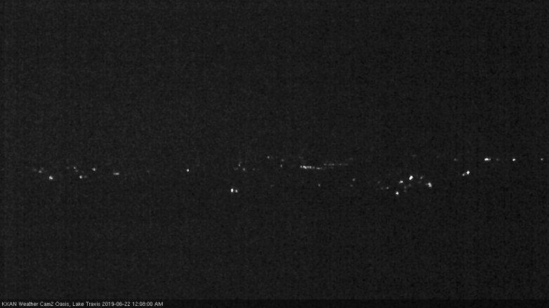 Lake Travis webcam, June 21, 2019 11:10 PM CT