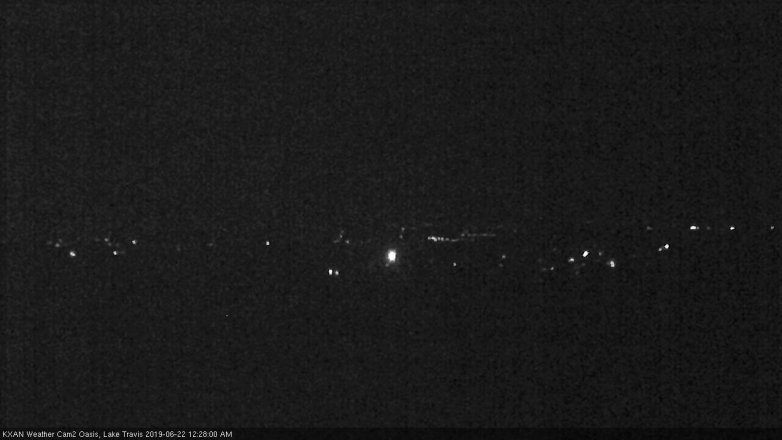 Lake Travis webcam, June 21, 2019 11:30 PM CT