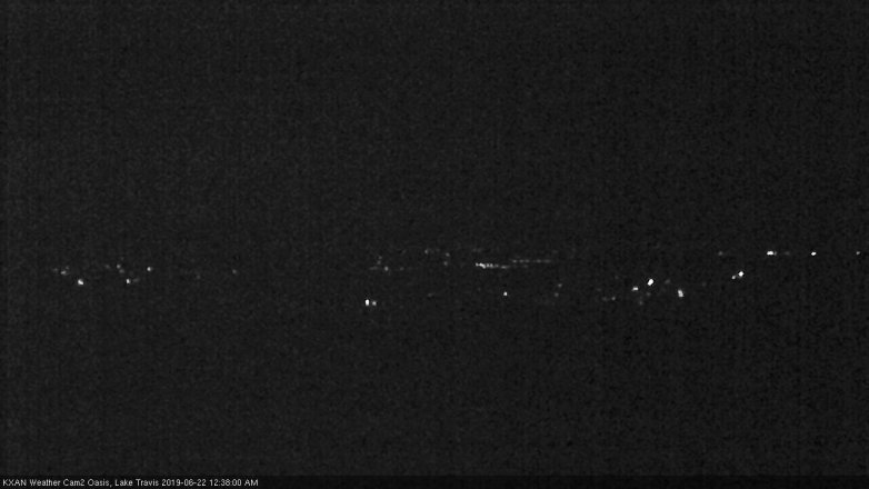 Lake Travis webcam, June 21, 2019 11:40 PM CT