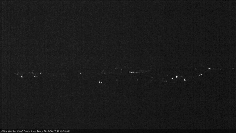 Lake Travis webcam, June 21, 2019 11:45 PM CT