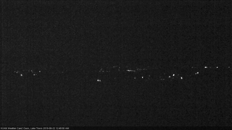 Lake Travis webcam, June 21, 2019 11:50 PM CT