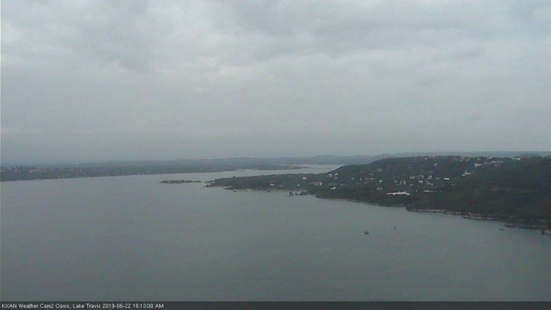 Lake Travis webcam, June 22, 2019 9:15 AM CT