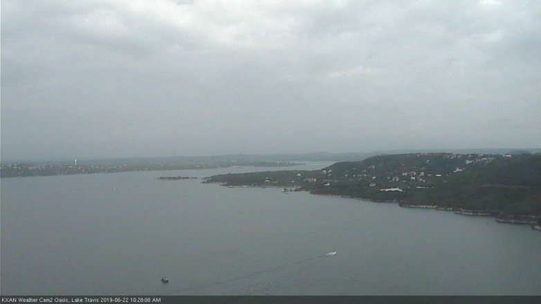 Lake Travis webcam, June 22, 2019 9:30 AM CT