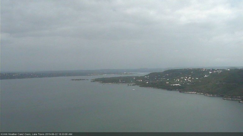Lake Travis webcam, June 22, 2019 9:35 AM CT