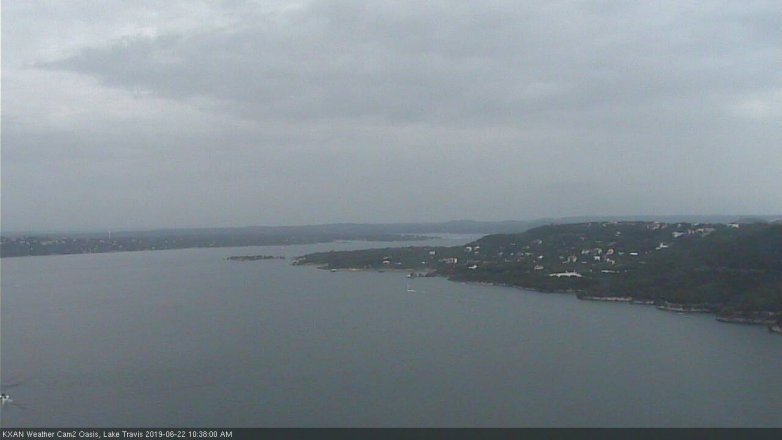 Lake Travis webcam, June 22, 2019 9:40 AM CT