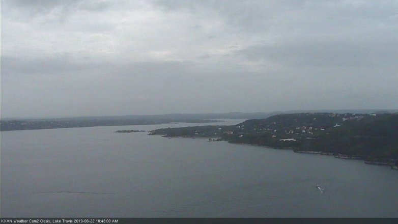 Lake Travis webcam, June 22, 2019 9:45 AM CT