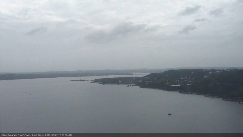 Lake Travis webcam, June 22, 2019 10:00 AM CT