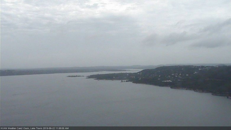 Lake Travis webcam, June 22, 2019 10:10 AM CT