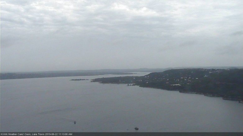 Lake Travis webcam, June 22, 2019 10:15 AM CT