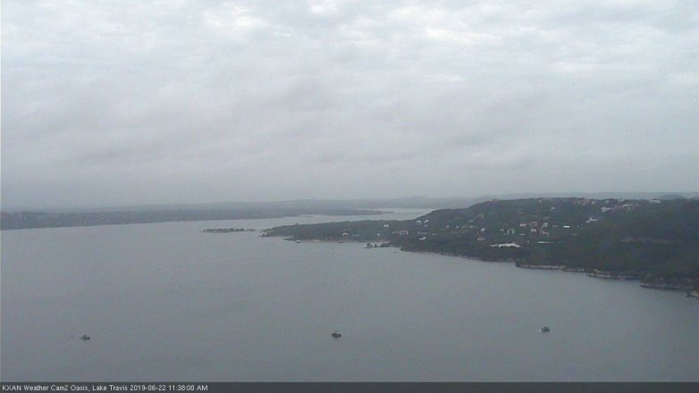 Lake Travis webcam, June 22, 2019 10:40 AM CT