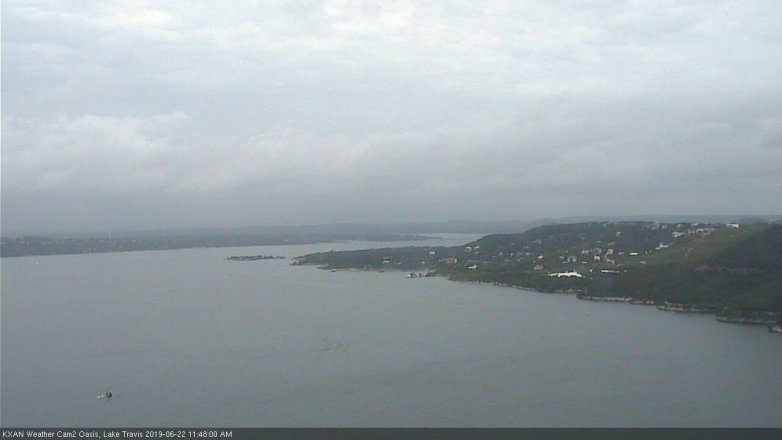 Lake Travis webcam, June 22, 2019 10:50 AM CT