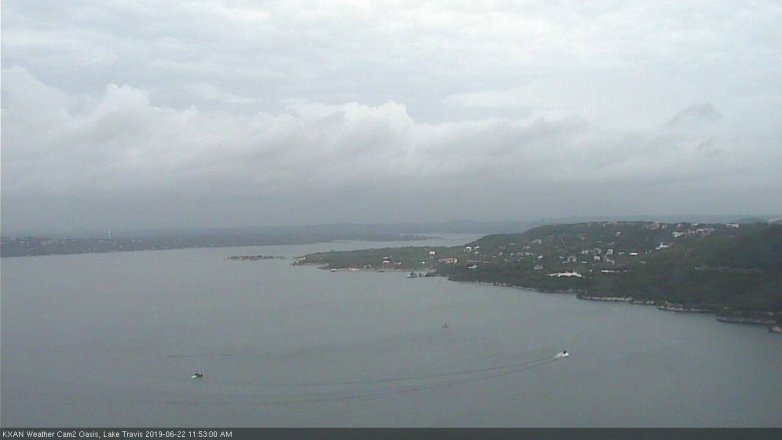 Lake Travis webcam, June 22, 2019 10:55 AM CT