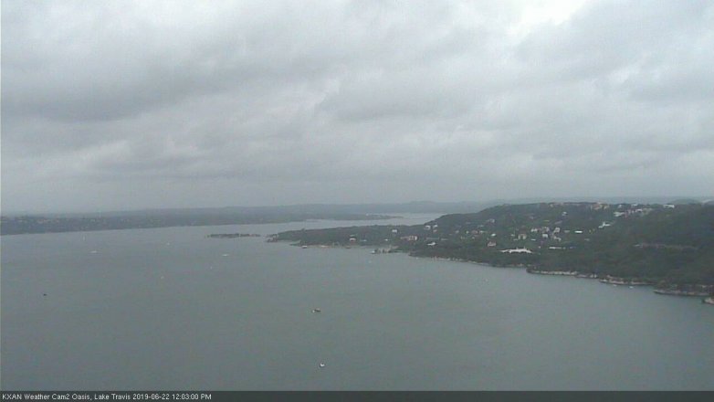 Lake Travis webcam, June 22, 2019 11:05 AM CT
