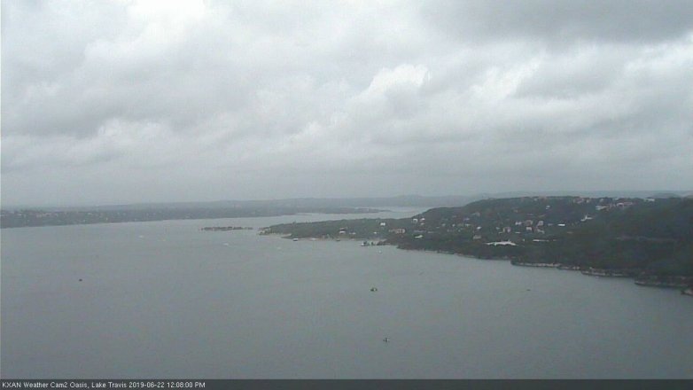 Lake Travis webcam, June 22, 2019 11:10 AM CT