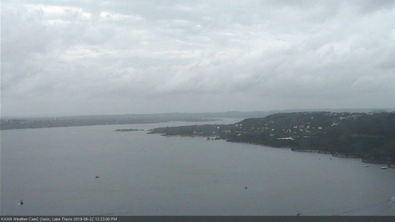 Lake Travis webcam, June 22, 2019 11:25 AM CT