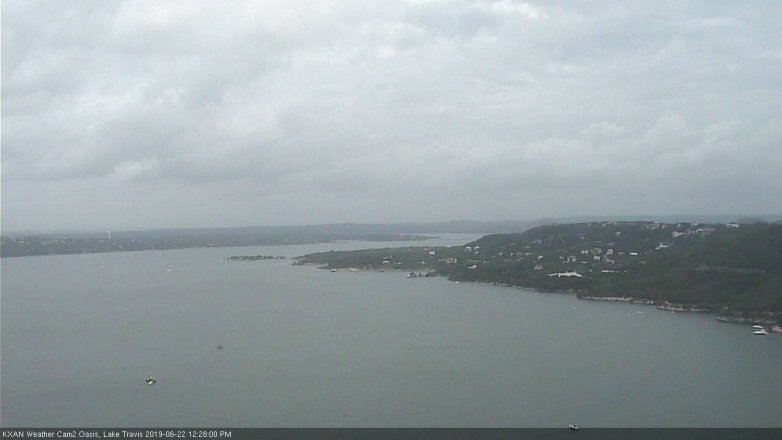 Lake Travis webcam, June 22, 2019 11:30 AM CT