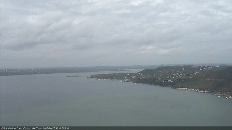 Lake Travis webcam, June 22, 2019 11:50 AM CT