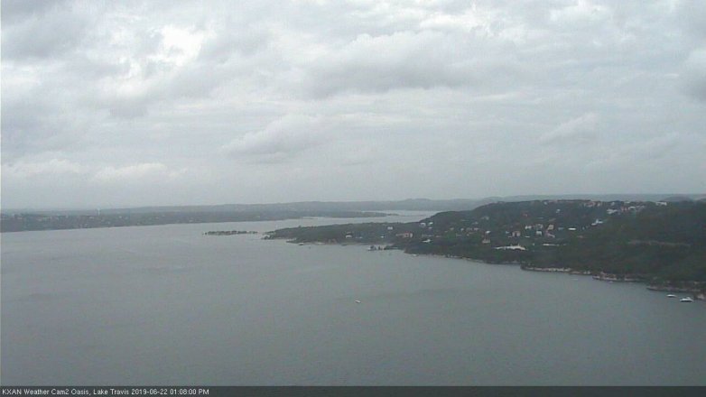 Lake Travis webcam, June 22, 2019 12:10 PM CT