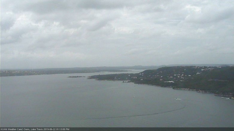 Lake Travis webcam, June 22, 2019 12:15 PM CT
