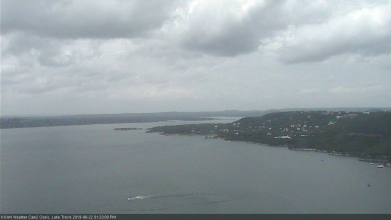 Lake Travis webcam, June 22, 2019 12:25 PM CT